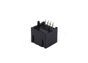 8P8C vertical plastic rj45 modular jack connector