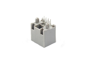 8p8c vertical rj45 female socket with LED light