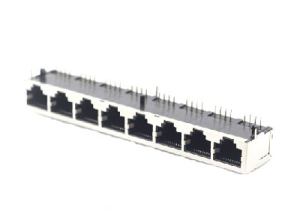 8p8c 8 ports metal rj-45 ethernet connector