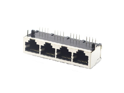 1x4 8p8c rj-45 ethernet jack