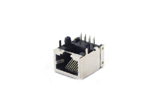 8P8C shielded single rj45 ethernet jack connector