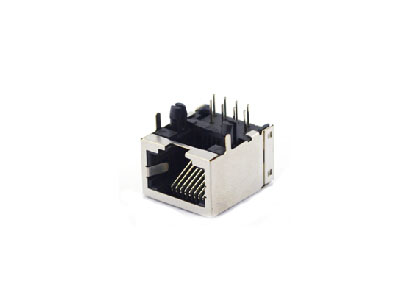 8P8C shielded single rj45 ethernet jack connector