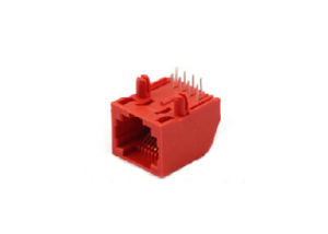 single port pcb mounting RJ45 connector jack 8p8c