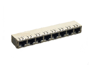 100 BASE-Tx 8 ports rj45 magnetics jack