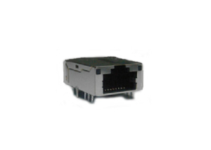 100BASE-TX 1x1 RJ45 integrated magnetics with LED