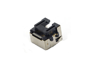 surface mount RJ45 modular jack connector with shield