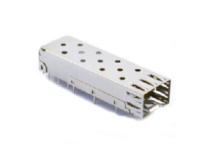 SFP SGL 1x1 Cage Solder Tin Tail