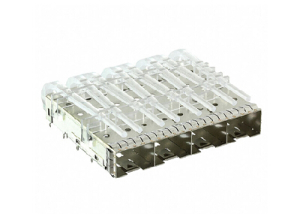 SFP Plus 4 ports Cage with Light Pipes