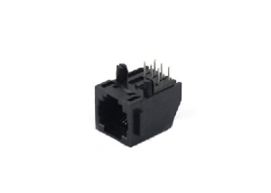 Unshielded single port 6P6C RJ11 modular jack connector