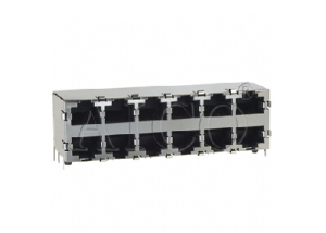 100 BASE-T 2x6 rj45 with transformer