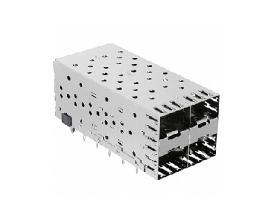 SFP Receptacle with Cage 2x2